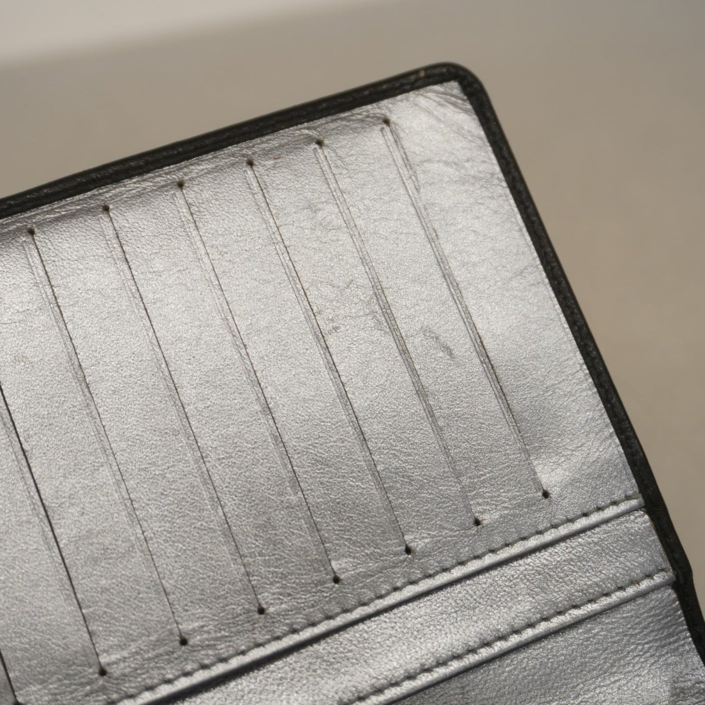 Leather Chanel Long Wallet (Bi-Fold)