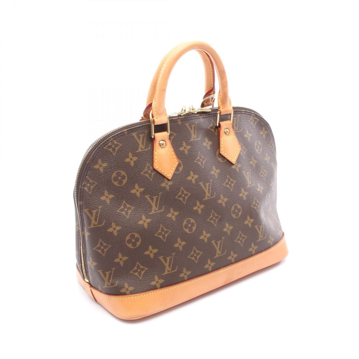 Louis Vuitton Alma Pm Handbag Coated Canvas Leather Monogram