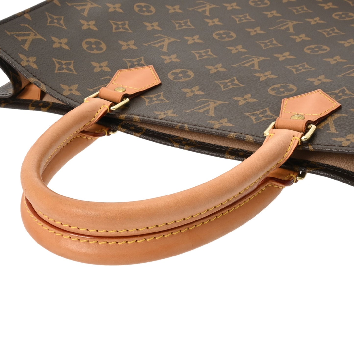 Louis Vuitton Monogram Sac Plat Brown M51140 Men'S/Women'S Canvas Tote Bag