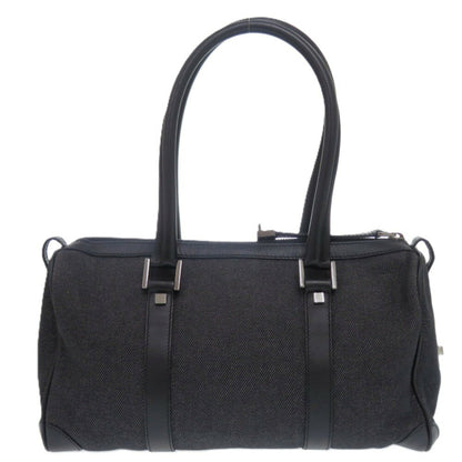 Gucci Denim Leather Black 30458 Mini Boston Bag Handbag 0670Gucci