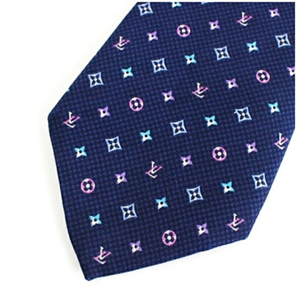 Louis Vuitton Silk Tie Cravate Monogram M76609 Louis Vuitton