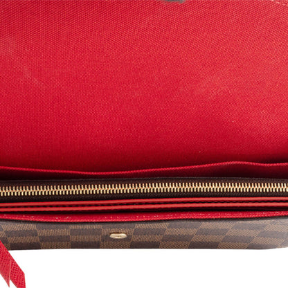 Louis Vuitton Pochette Felicie Shoulder Bag N63032 Damier Ebene Canvas