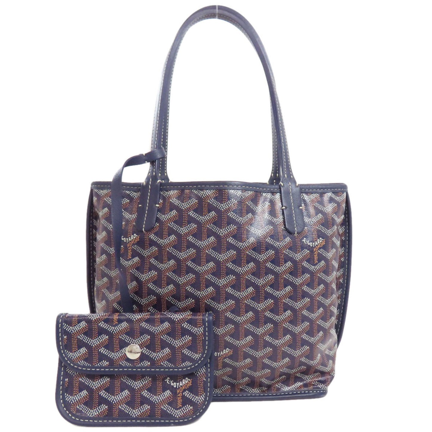 Goyard Ange Mini Reversible Handbag In Pvc