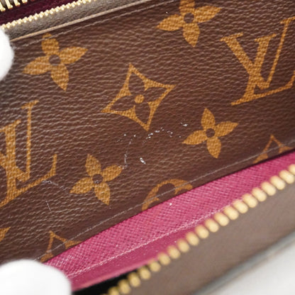 Louis Vuitton Monogram Portefeuille Clemence Long Wallet M60742 Fuchsia