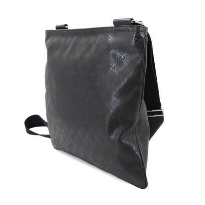 Gucci Gg Imprime Shoulder Bag In Black Pvc