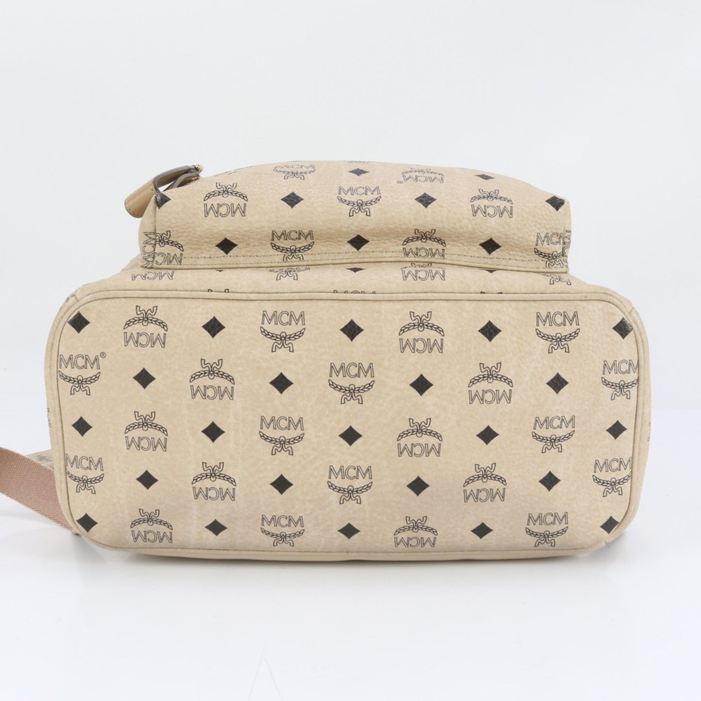 Mcm Visetos Studded Leather Backpack