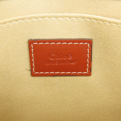Chlo Chloe Woody Small Handbag Linen Leather