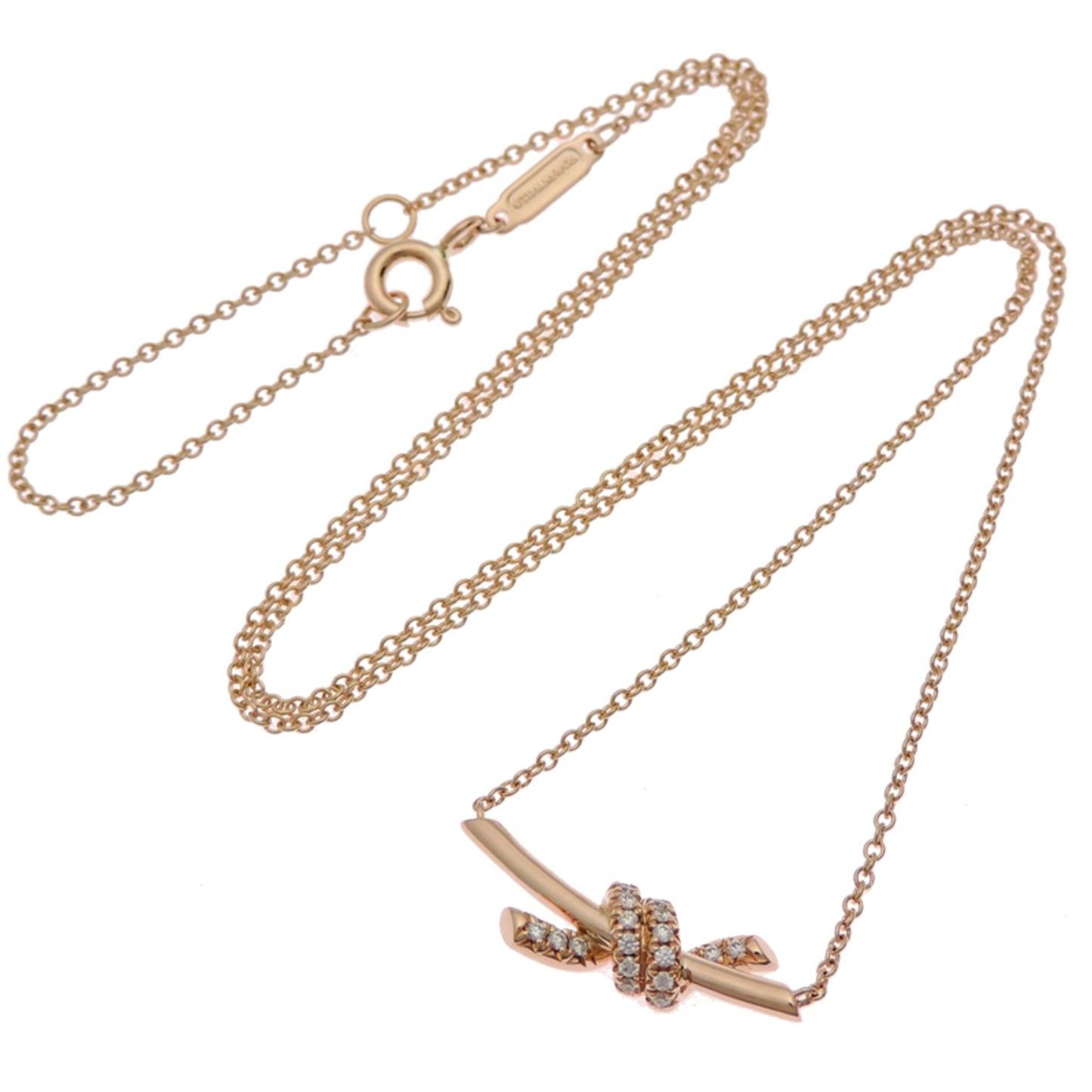 Tiffany Knot Small Pendant Diamond