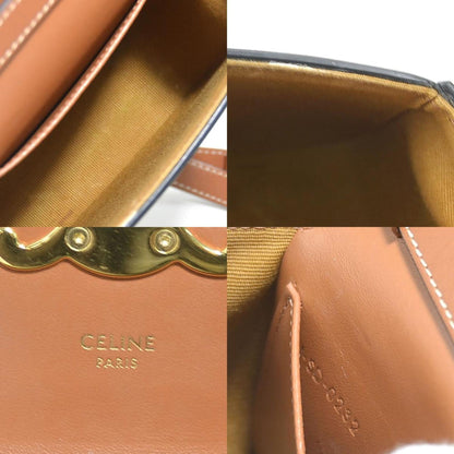 Celine Triomphe Shoulder Bag In Coated Canvas