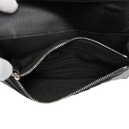 Saint Laurent Continental Wallet 396308 Black Leather