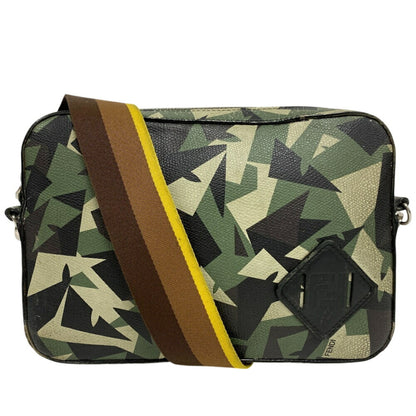 Fendi 7M0286 Camera Case Camouflage Shoulder Bag Green