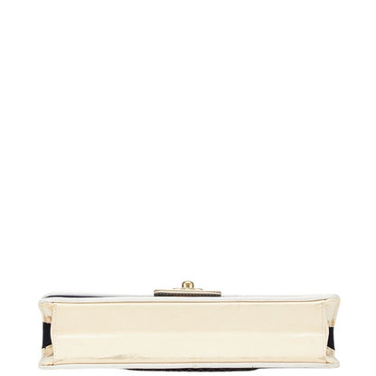 Chanel Coco Mark Quilted Chain Mini Shoulder Bag In Navy