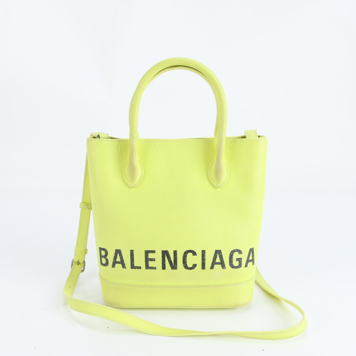 Balenciaga Ville Xxs Leather 2-Way Shoulder/Crossbody Bag (569856) - Hand Tote