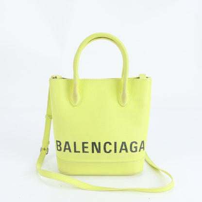 Balenciaga Ville Xxs Leather 2-Way Shoulder/Crossbody Bag (569856) - Hand Tote