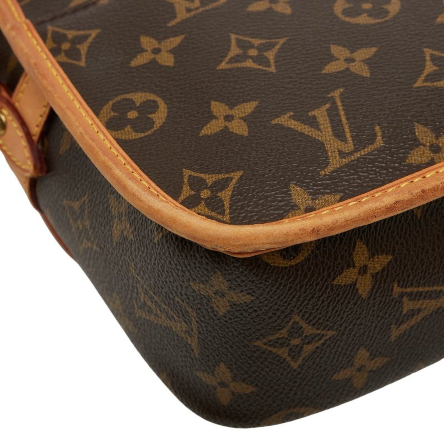 Louis Vuitton Monogram Sologne Crossbody Shoulder Bag M42250 Brown Leather