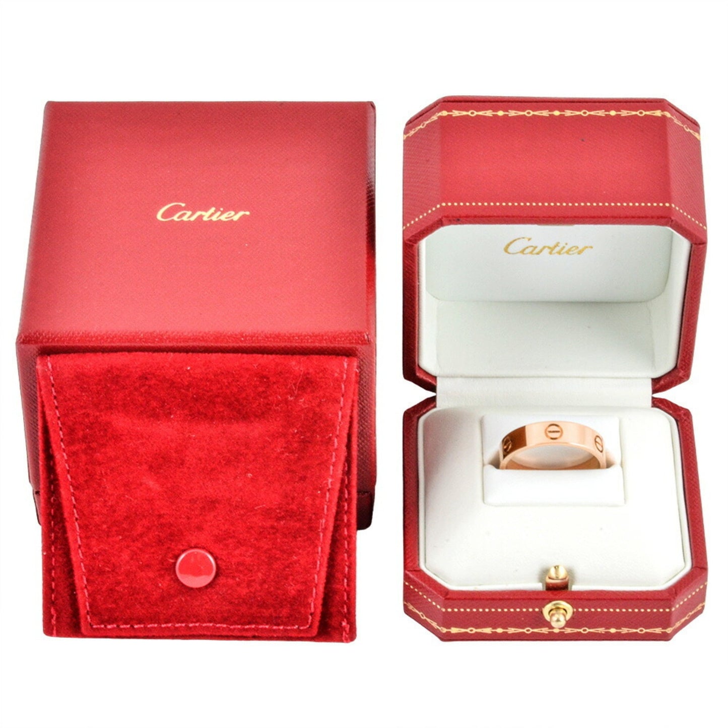 Cartier Love Ring #65 18Kpg 7.2G