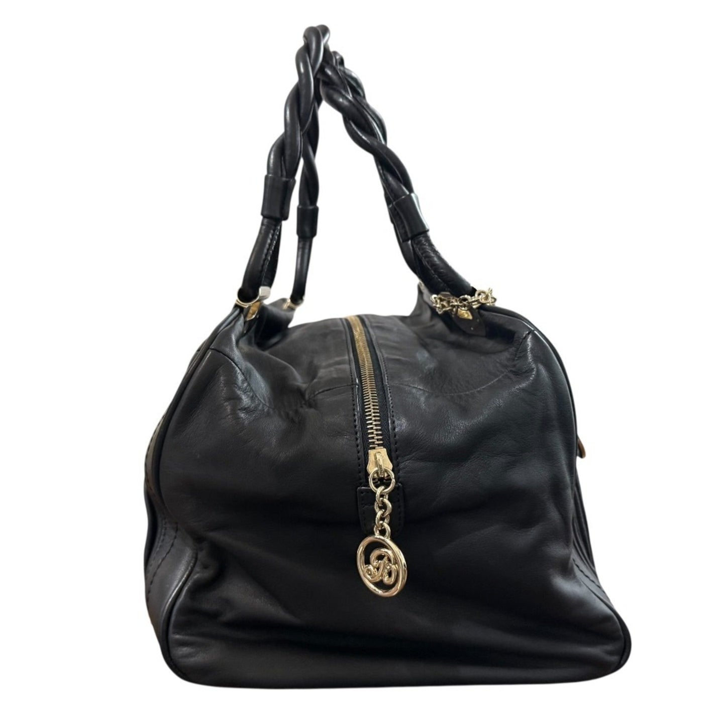 Bally Guendalina-Tg Nappa Leather Gathered Boston Bag