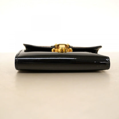 Louis Vuitton Monogram Portefeuille Cherry Wood Compact Wallet M61912 Brown Noir