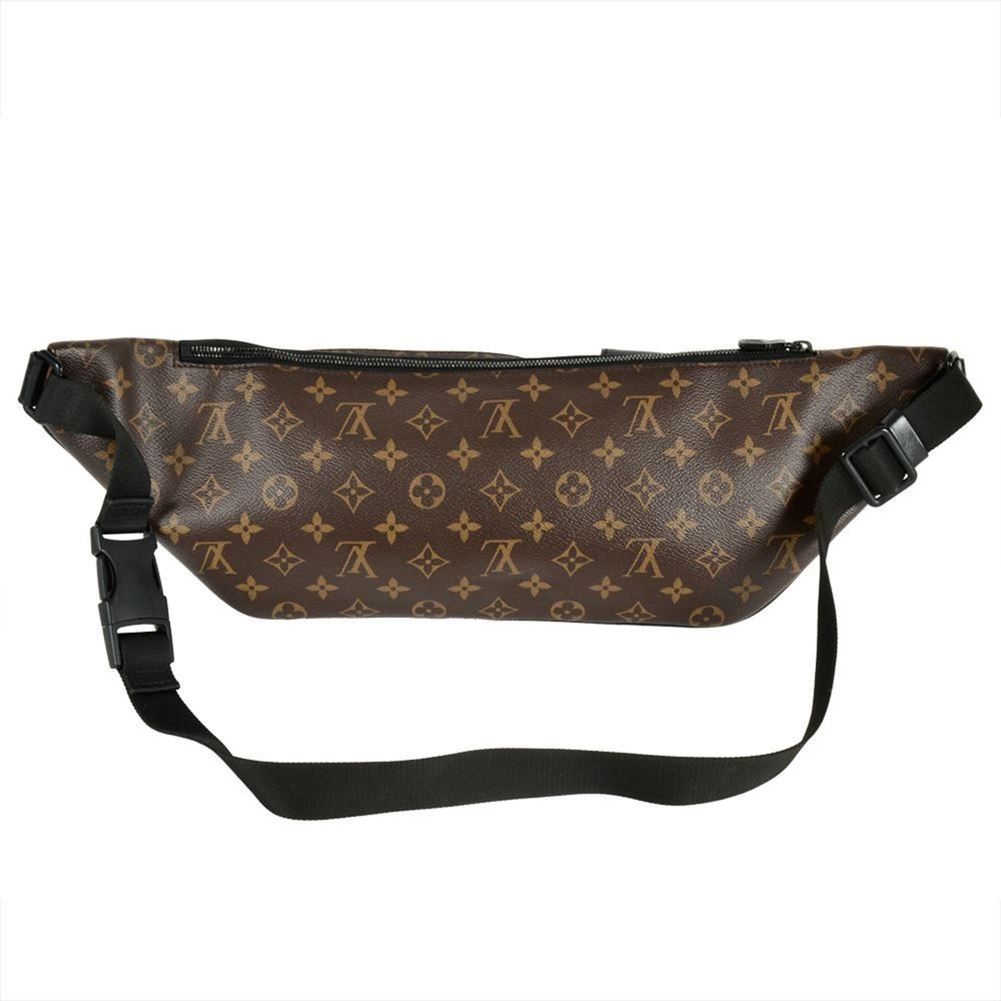 Louis Vuitton Louis Vuitton Monogram Macassar Christopher Bum Bag Body Canvas M45337 Brown Ba3220