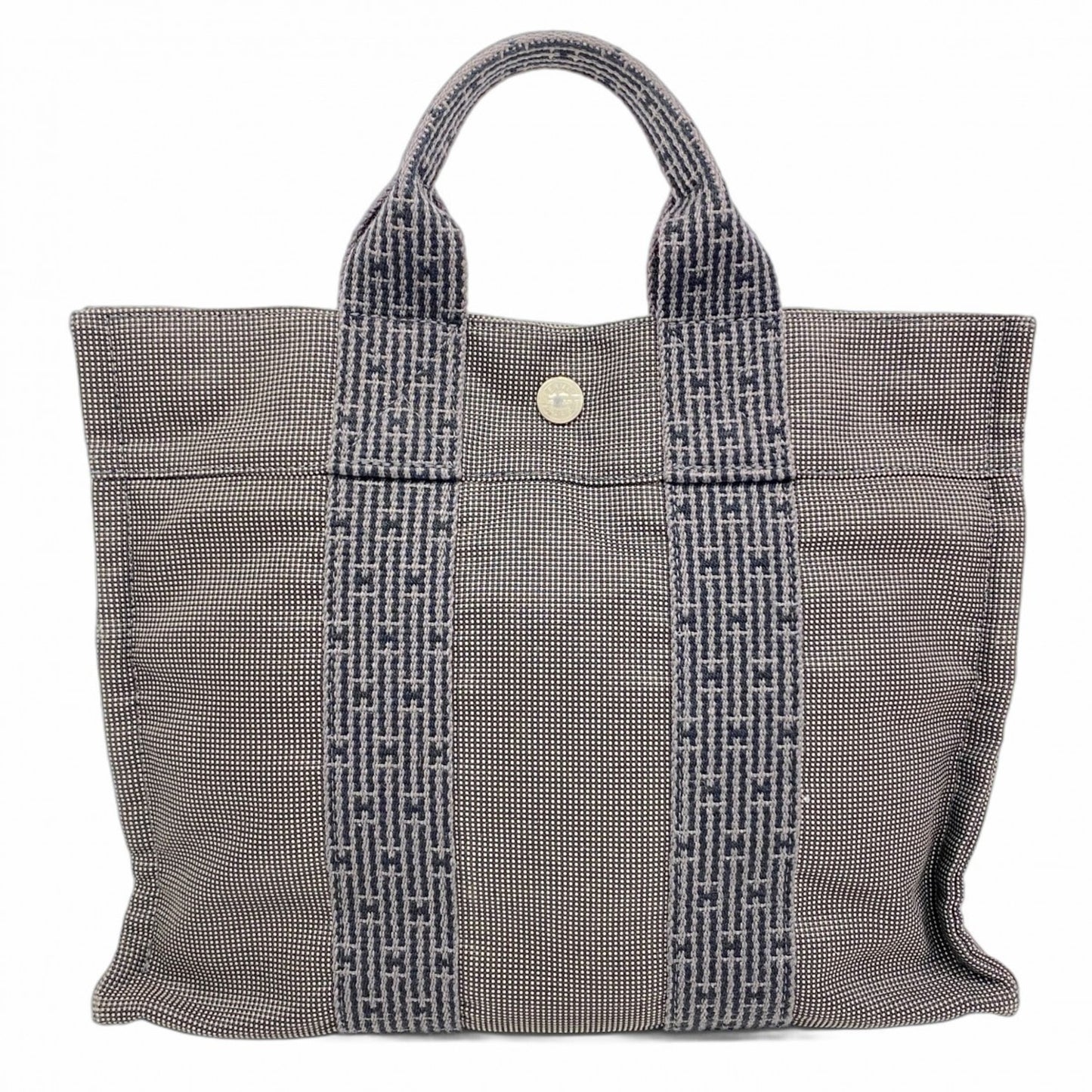 Hermes Air Line Pm Canvas Handbag