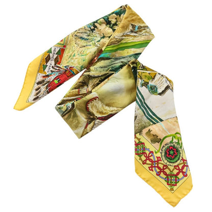 Hermes Carr 90 Les Cheyennes Scarf/Muffler