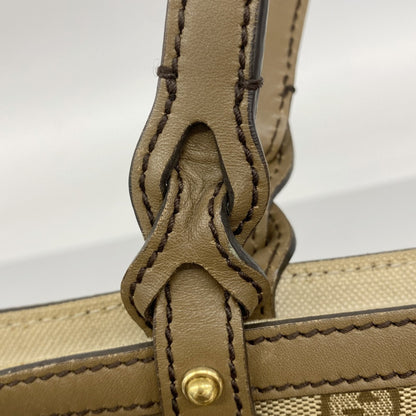 Gucci Gg Canvas Tote Bag 269878 Brown