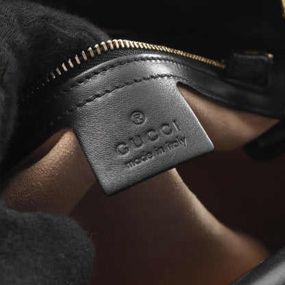 Gucci Nimfair Bamboo Handbag Leather
