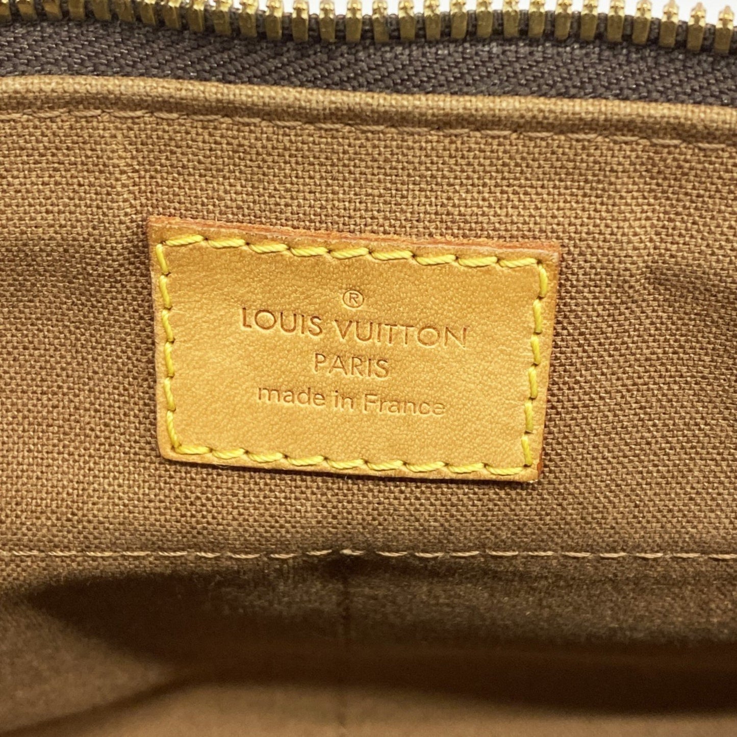 Louis Vuitton Monogram Popincourron Shoulder Bag M40008 Brown