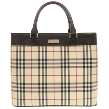Burberry Nova Check Canvas Leather Beige Handbag 2010Burberry