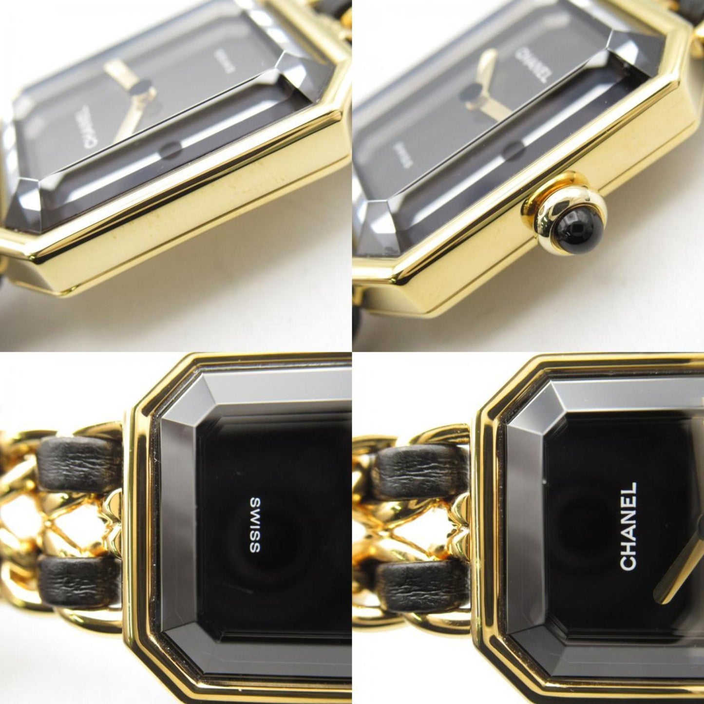 Chanel Premiere S Watch Gp (Gold Plated) Leather