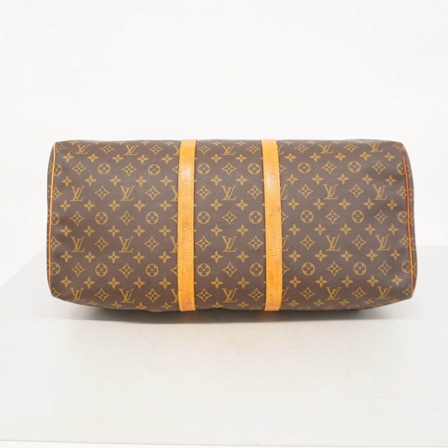 Louis Vuitton Monogram Keepall 55 Boston Bag M41424 Brown