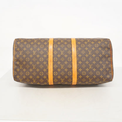 Louis Vuitton Monogram Keepall 55 Boston Bag M41424 Brown
