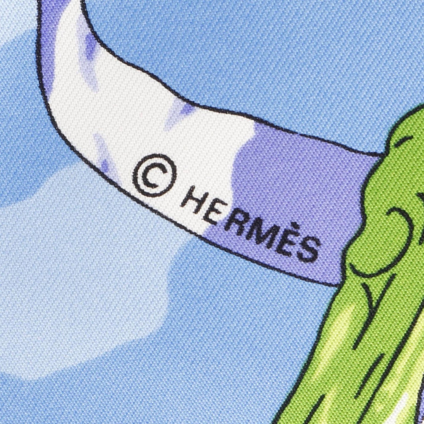 Hermes Herms Carr 90 Prieres Au Vent Silk Scarf For Women