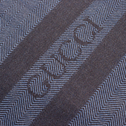 Gucci 100% Wool Herringbone Pattern Shawl