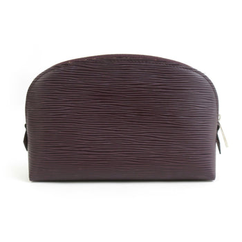 Louis Vuitton Epi Pochette Tick Leather Dark Purple Silver