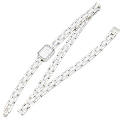 Chanel Premiere Triple Bracelet Watch With Stainless Steel