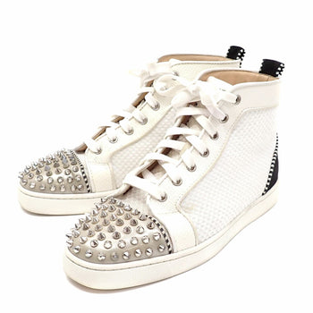 Christian Louboutin Men'S High-Top Leather Sneakers