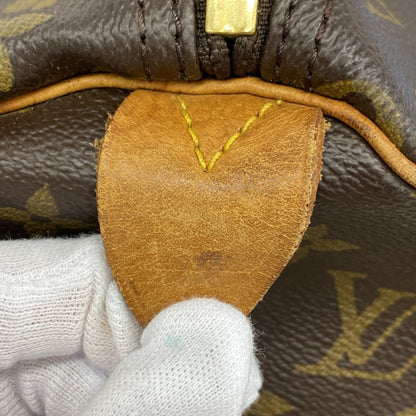 Louis Vuitton Monogram Keepall 45 Boston Bag M41428 Brown