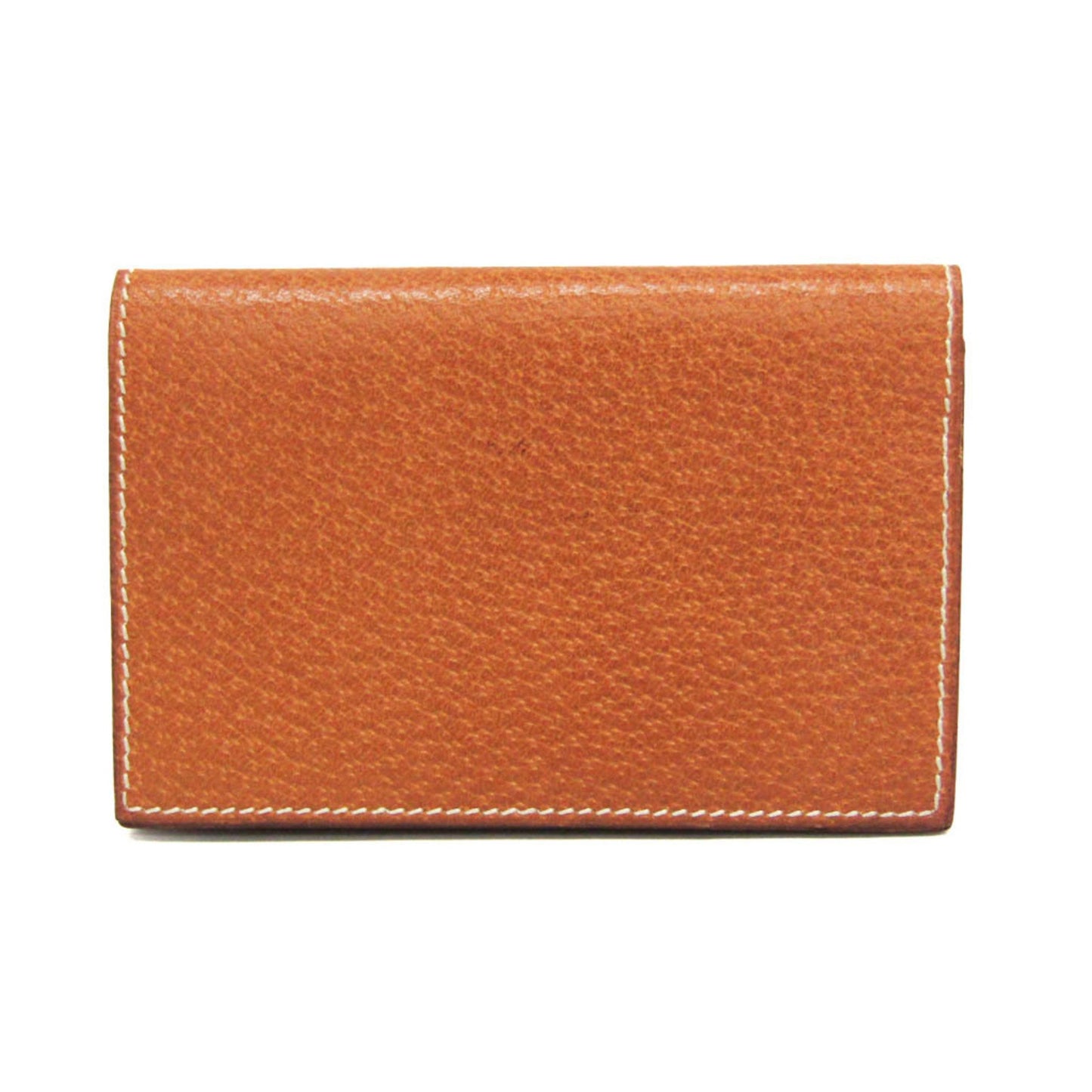 Hermes Leather Business Card Case Brown