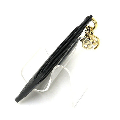 Louis Vuitton Porte Carte Lv Charm Monogram Empreinte Noir M82132 Black Unused