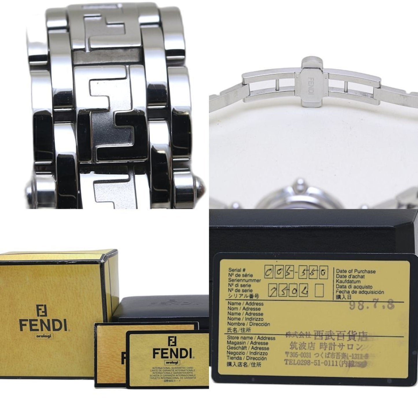 Fendi Horology F75280L 750L
