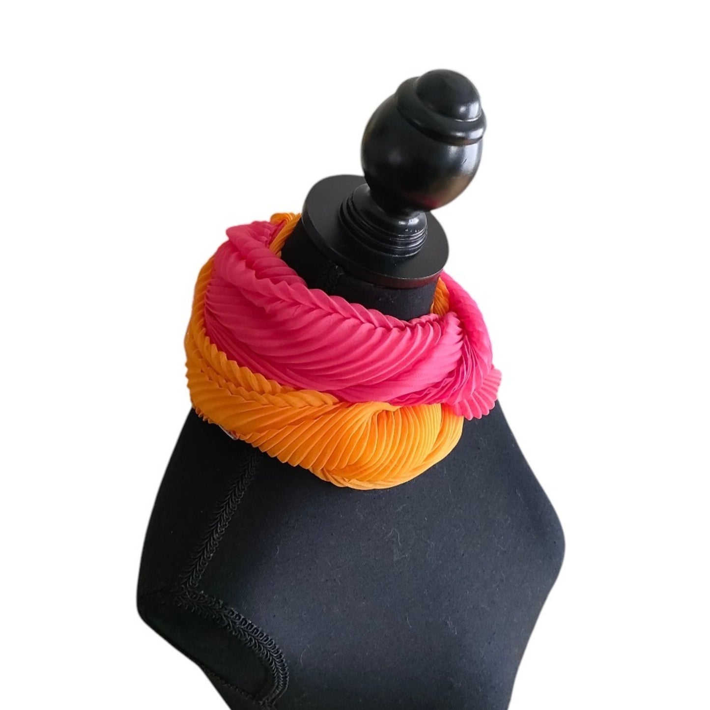 Pleats Please Issey Miyake Two-Tone Stole/Scarf