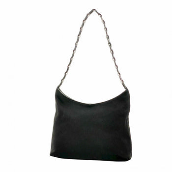 Salvatore Ferragamo Vara Shoulder Bag In Black Nylon