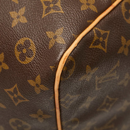 Louis Vuitton Monogram Keepall 60 Boston Bag/Travel Bag M41422 Brown Leather