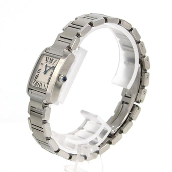 Cartier Tank Franaise Sm W51008Q3 Stainless Steel Quartz Watch
