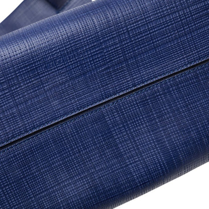 Loewe Anagram Tote Bag Shoulder Navy Leather