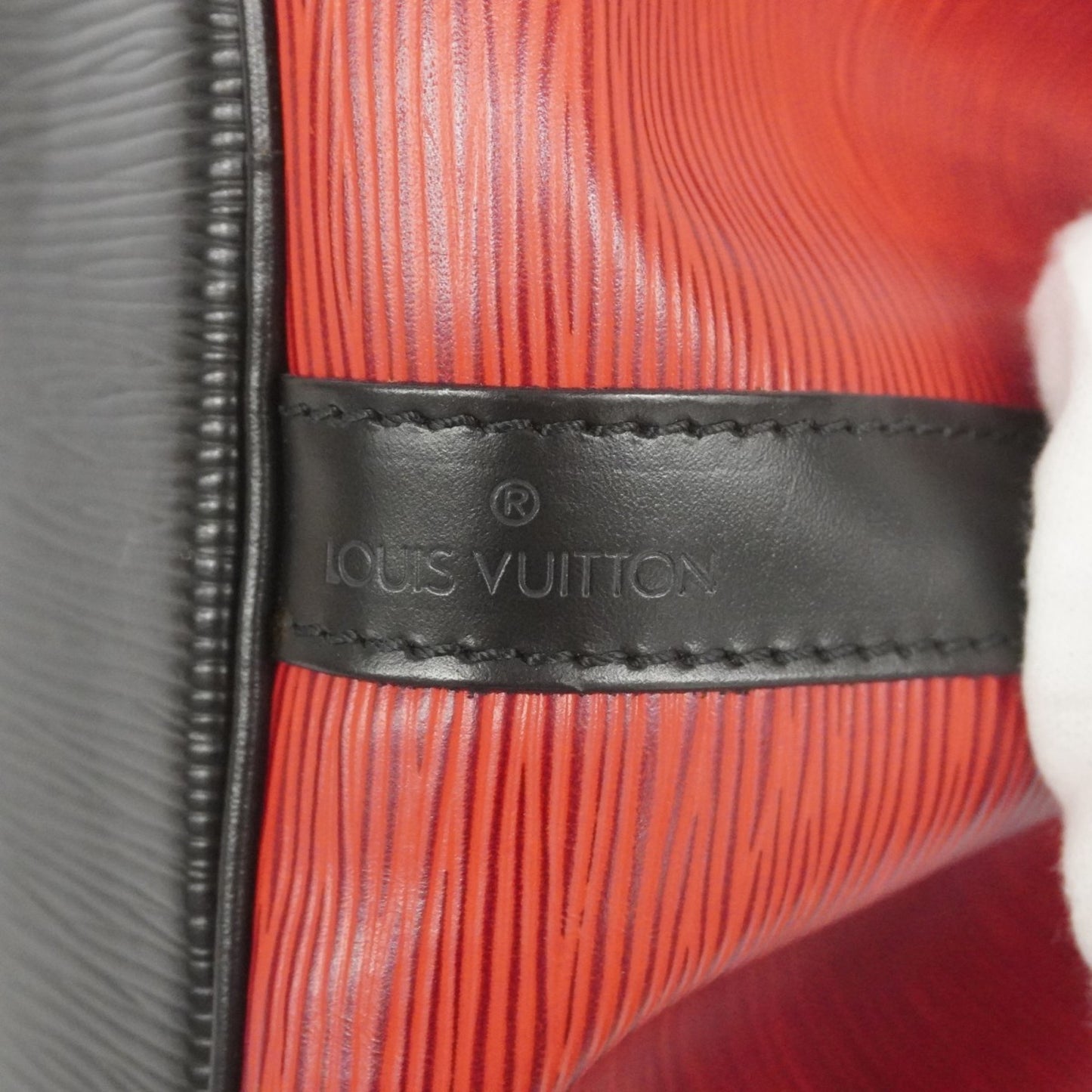 Louis Vuitton Epi Petit Noe Shoulder Bag M44172 Castilian Red Noir