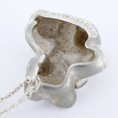 Tiffany Teddy Bear Necklace In Silver 925 .