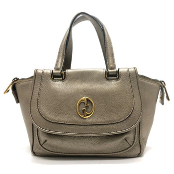 Gucci 282481 Gg Double G Detail Handbag Leather