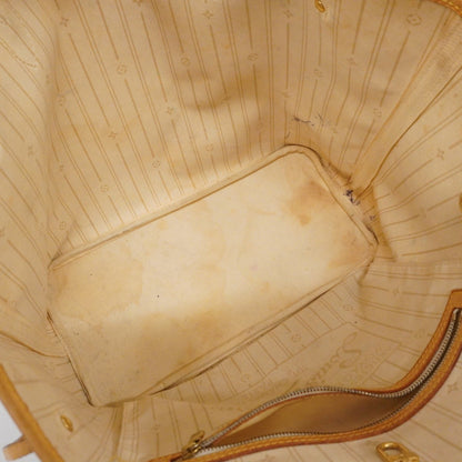 Louis Vuitton Damier Azur Neverfull Mm Tote Bag N51107 White